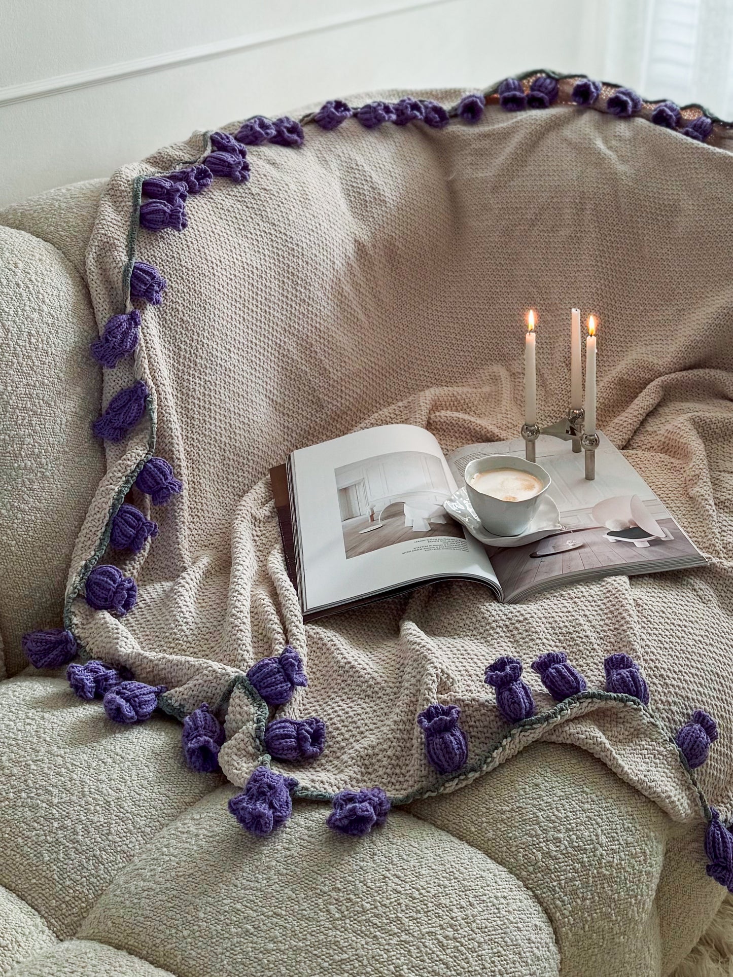 Lè Bouquet Blanket