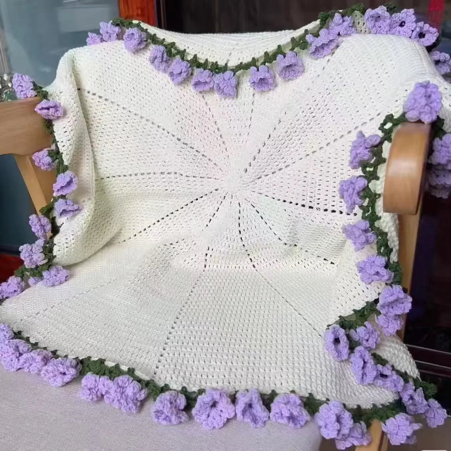 Lé Bouquet Blanket